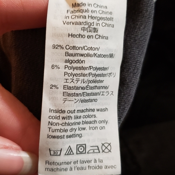 Madewell high rise button fly raw hem skinny jeans - Picture 9 of 10